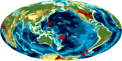 Click on the red regions to learn more.